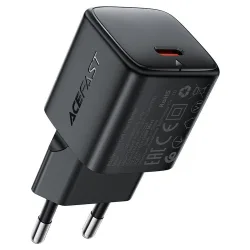 Caricabatterie da rete Acefast A117, 20W, 3A, 1 x USB-C, Nero