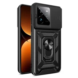 Custodia per Realme GT 7 Pro, Techsuit, CamShield, Nera