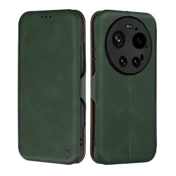 Custodia per Xiaomi 17 Ultra, Techsuit, Safe Wallet Plus, Verde