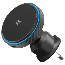 Caricabatterie Auto Wireless Proove Graphite Circle, 15W, 1.67A, Nero WHGC15010001