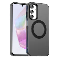 Custodia MagSafe per Samsung Galaxy A35 5G A356, Techsuit, CandyCase, Nera