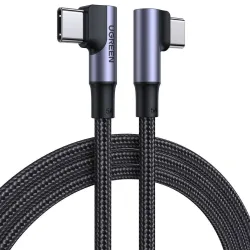 Cavo Dati e Ricarica USB-C - USB-C UGREEN US335 Angled, 100W, 2m, Nero