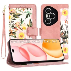Custodia per Honor 400 Pro, Techsuit, FlipCraft, Rosa