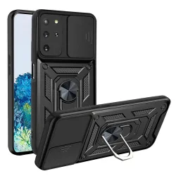 Custodia per Samsung Galaxy S20+ 5G G986 / S20+ G985, Techsuit, CamShield, Nera