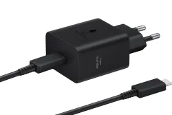 Caricabatterie da rete con cavo USB-C Samsung, 45W, 4.05A, 1 x USB-C, Nero EP-T4511XBEGEU