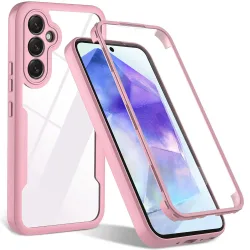 Custodia per Samsung Galaxy A54 A546, Techsuit, ColorVerse 360, Rosa