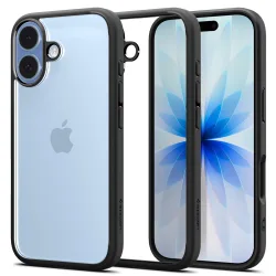 Custodia per Apple iPhone 17, Spigen, Ultra Hybrid, Nero Opaco ACS10377