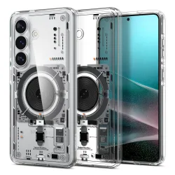 Custodia MagSafe per Samsung Galaxy S26 Plus S947, Spigen, Ultra Hybrid Neo One, Trasparente ACS11212