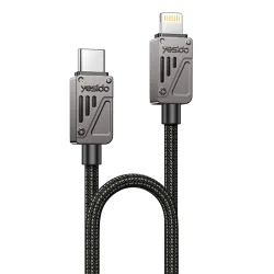 Cavo Dati e Ricarica USB-C - Lightning Yesido CA195, 27W, 1.2m, Nero