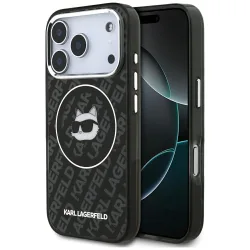 Custodia MagSafe per Apple iPhone 17 Pro Max, Karl Lagerfeld, IML Choupette's Head, Nera