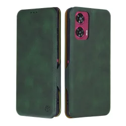 Custodia per Motorola Edge 50 Fusion, Techsuit, Safe Wallet Plus, Verde