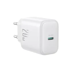 Caricabatterie Rete Joyroom JR-TCF20, 20W, 3A, 1 x USB-C, Bianco
