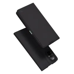 Custodia per Realme C67 4G, Techsuit, Magskin Book, Nera