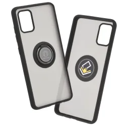 Custodia per Samsung Galaxy A51 A515, Techsuit, Glinth, Nera