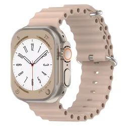 Cinturino Techsuit W038 per Apple Watch 49mm / 46mm / 45mm / 44mm / 42mm Series, Marrone