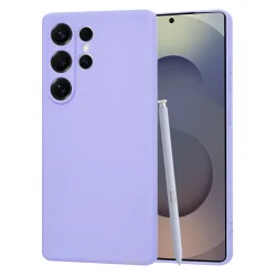 Custodia per Samsung Galaxy S25 Ultra S938, Techsuit, SoftFlex, Viola Chiaro
