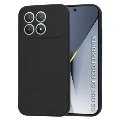 Custodia per Xiaomi Poco F8 Pro, Techsuit, SoftFlex, Nera