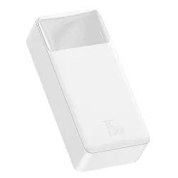 Batteria Esterna Baseus Bipow, 30000mAh, 15W, 1 x USB-C - 2 x USB-A, Bianca PPBD050202