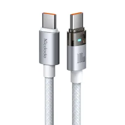 Cavo Dati e Ricarica USB-C - USB-C McDodo CA-5582, 100W, 1.2m, Bianco