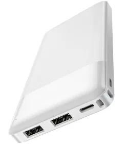 Batteria Esterna HOCO J72, 10000mAh, 10W, 2 x USB-A, Bianca