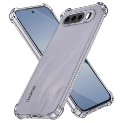Custodia per Realme 16, Techsuit, Shockproof Clear, Fumè