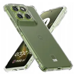 Custodia per Motorola Edge 70, Techsuit, Shockproof Clear, Trasparente