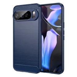 Custodia per Google Pixel 10 Pro XL, Techsuit, Carbonio, Blu