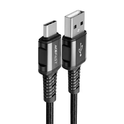 Cavo Dati e Ricarica USB-A - USB-C Acefast C1-04, 18W, 1.2m, Nero