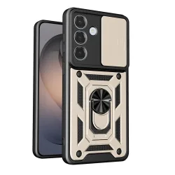 Custodia per Samsung Galaxy S26 S942, Techsuit, CamShield, Dorata