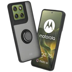 Custodia per Motorola Edge 70, Techsuit, Glinth, Nera