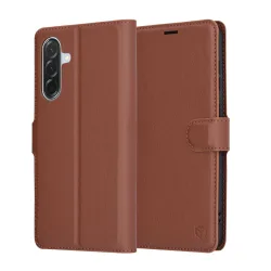 Custodia per Samsung Galaxy A36 A366, Techsuit, Leather Folio, Marrone