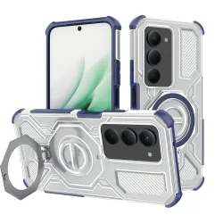Custodia per Xiaomi Redmi 15 5G / 15 4G, Techsuit, Carbon Shield Pro, Blu