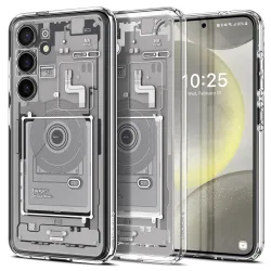 Custodia per Samsung Galaxy S24 S921, Spigen, Ultra Hybrid Zero One, Bianca ACS07351