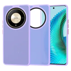 Custodia per Honor Magic6 Lite, Techsuit, HaloFrost, Viola Chiaro