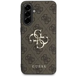 Custodia per Samsung Galaxy A36 A366, Guess, 4G Big Logo, Marrone