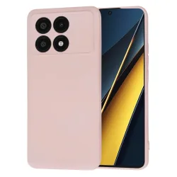 Custodia per Xiaomi Poco X6 Pro, Techsuit, SoftFlex, Rosa