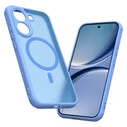 Custodia MagSafe per Xiaomi Poco X8 Pro, Techsuit, HaloFrost II, Blu