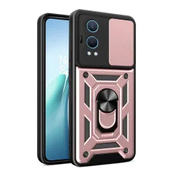 Custodia per OnePlus Nord CE4 Lite, Techsuit, CamShield, Rosa