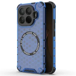 Custodia MagSafe per Xiaomi 15T Pro, Techsuit, HoneyComb Shield, Blu