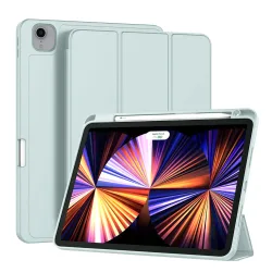 Custodia per Apple iPad Pro 11 (2022) / Pro 11 (2021) / Pro 11 (2020) / Pro 11 (2018), Techsuit, Flex Trifold, Blu
