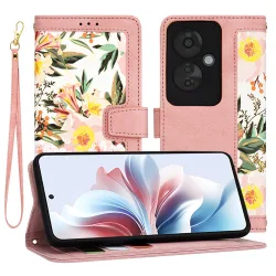 Custodia per Oppo Reno11 F, Techsuit, FlipCraft, Rosa