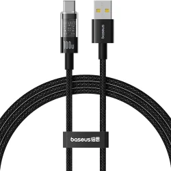 Cavo Dati e Ricarica USB-A - USB-C Baseus Gem, 100W, 1m, Nero P10373002111-00