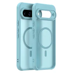 Custodia MagSafe per Google Pixel 10, Techsuit, HaloFrost II, Verde Chiaro