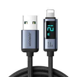 Cavo Dati e Ricarica USB-A - Lightning Joyroom S-A16 Prism Display, 12W, 1.2m, Nero