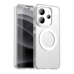 Custodia MagSafe per Xiaomi Redmi Note 14 4G (Regionale), Techsuit, CandyCase, Bianca