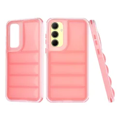 Custodia per Samsung Galaxy A35 5G A356, Techsuit, Wave Shield, Rossa