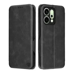 Custodia per Oppo Reno14, Techsuit, Safe Wallet Plus, Nera