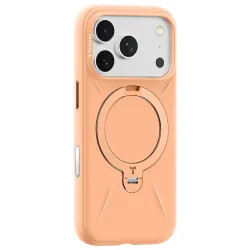 Custodia MagSafe per Apple iPhone 17 Pro, Torras, QPRO Silicone, Arancione