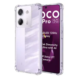 Custodia per Xiaomi Poco M7 Pro 5G, Techsuit, Shockproof Clear, Trasparente