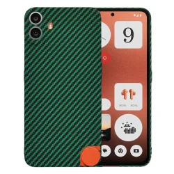 Custodia per Nothing CMF Phone 1, Techsuit, Carbonite FiberShell, Verde